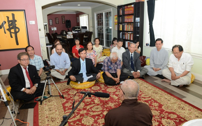 Dharma Talk at UBF Office with The Most Venerable Thich Duc Thang